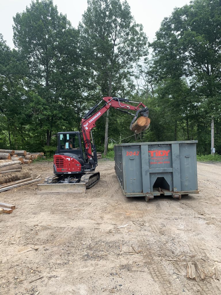 Dumpster rental through Tidy Services